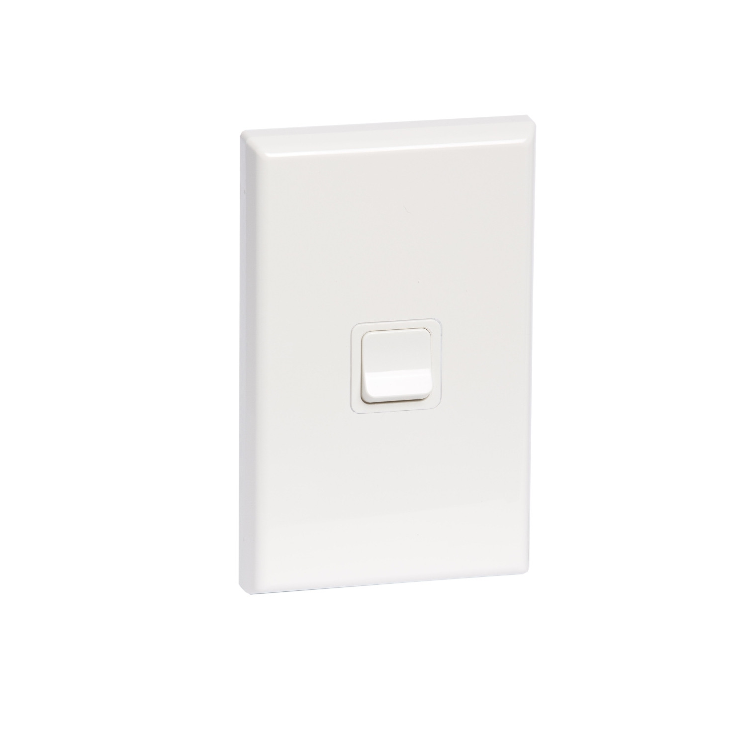 PDL681WH - PDL 600 Series Switch, Assembled, Vertical, 1-gang, 250 V, 20 A / 16 AX - White